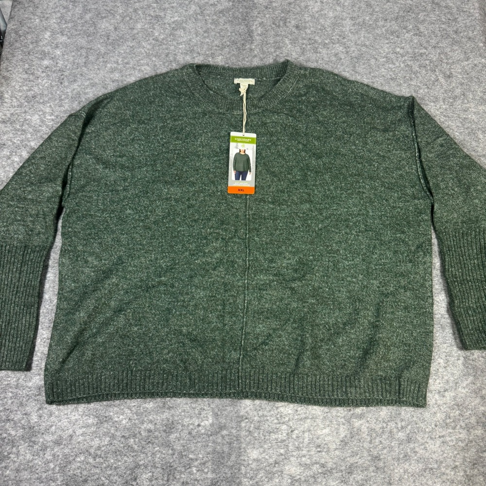Legendary Outfitters Womens XXL Green Soft and Cozy Crewneck Sweater NWT